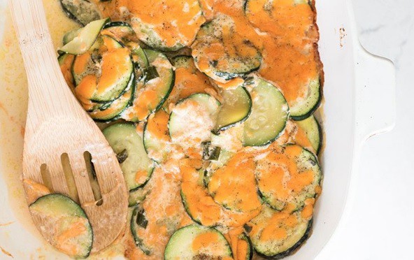 Low-carb Zucchini Gratin - The Hungry Elephant