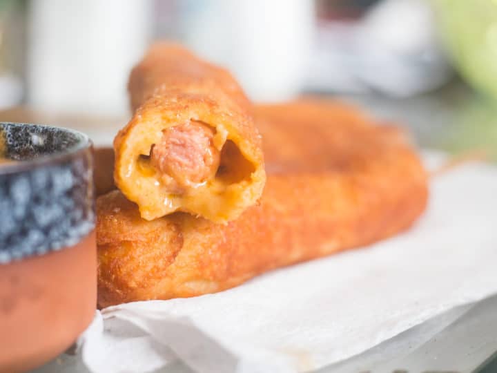 almond flour corn dogs