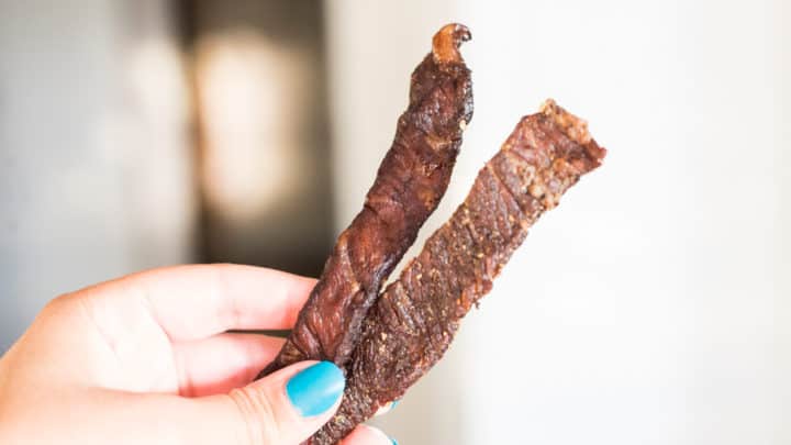Keto Beef Jerky in an Airfryer - The Hungry Elephant